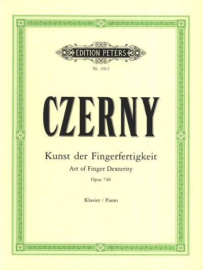 C. Czerny: Die Kunst der Fingerfertigkeit op. 740, Klav