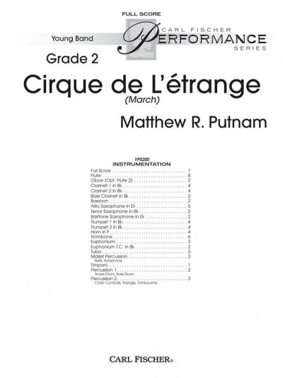 Putnam, Matthew R.: Cirque de L’étrange
