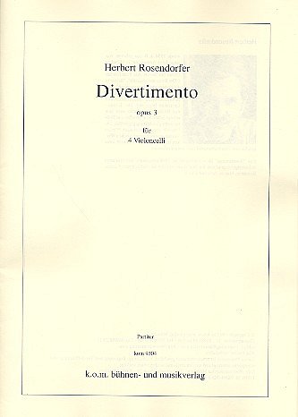 Rosendorfer Herbert: Divertimento op. 3 (1988)