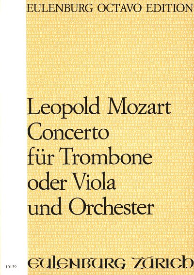 L. Mozart: Konzert D-Dur, Pos/VaKamo (Part.)