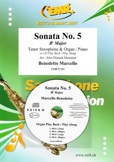 DL: B. Marcello: Sonata No. 5, TsaxKlavOrg