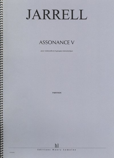 M. Jarrell: Assonance V, VcKamens (Part.)