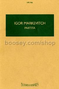 I. Markevitch: Partita, KlvOrch (Stp)