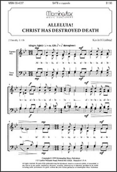 K. Hildebrand: Alleluia! Christ Has Destroyed D, GCh4 (Chpa)