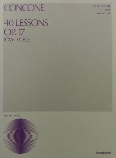 G. Concone: 40 Lessons op. 17