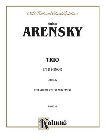 Trio in D Minor, Op. 32, VlVcKlv (Bu)