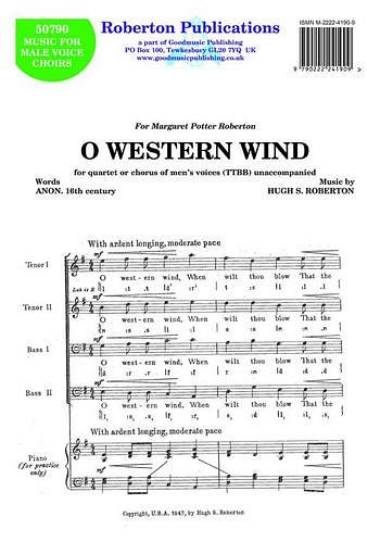 O Western Wind, Mch4Klav (Chpa)