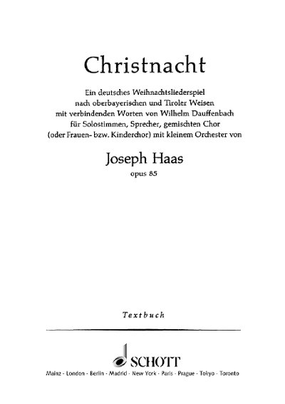J. Haas: Christnacht