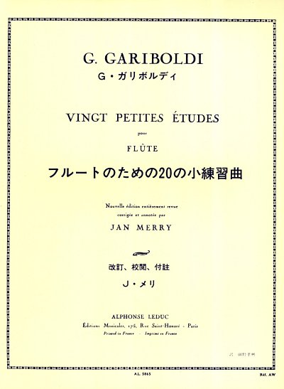 G. Gariboldi: Vingt Petites Etudes Op. 132, Fl