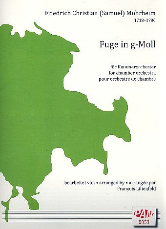 F.C.S. Morheim: Fuge in g-Moll, Kamo (Pa+St)