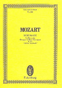 W.A. Mozart: Serenade 7 D-Dur Kv 250 (Haffner) Eulenburg Stu
