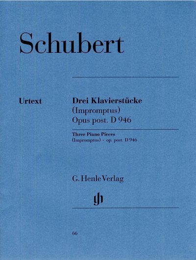 F. Schubert: 3 Klavierstücke (Impromptus) op. post. D , Klav