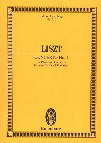 F. Liszt: Konzert 1 Es-Dur Eulenburg Studienpartituren
