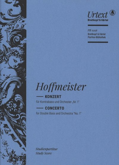 F.A. Hoffmeister: Double Bass Concerto "no. 1" (with Violin obbligato)