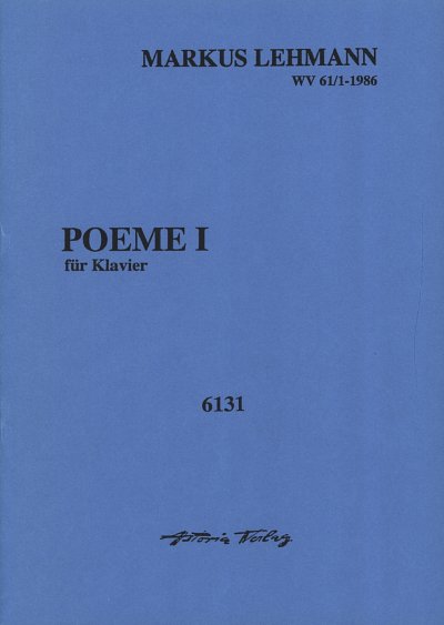 M. Lehmann: Poeme I WV 61, Klav