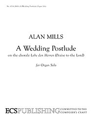 A Wedding Postlude, Org