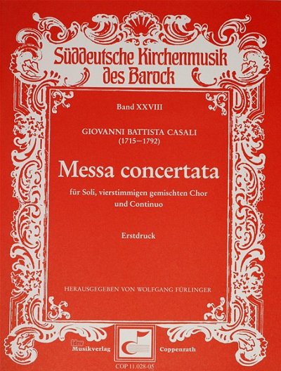 Casali Giovanni Battista: Messa Concertata