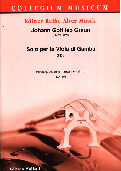J.G. Graun: Sonate G-Dur, Viola da gamba, Basso continuo