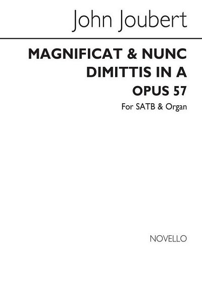 J. Joubert: Magnificat And Nunc Dimitis In A Op, GchOrg (Bu)