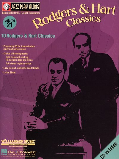 JazzPA 21: Rodgers & Hart, CBEsCbasCbo (+CD)