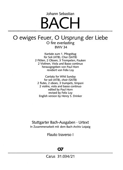 J.S. Bach: Kantate 34 O Ewiges Feuer O Ursprung Der Liebe