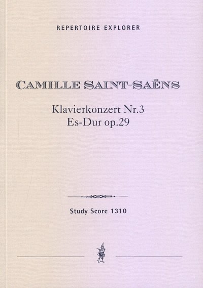 C. Saint-Saëns: Konzert Es-Dur Nr.3 op.29, KlavOrch (Stp)