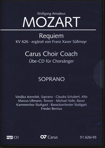 W.A. Mozart: Requiem KV 626 - Caru, 4GesGchOrchO (CD Sopran)