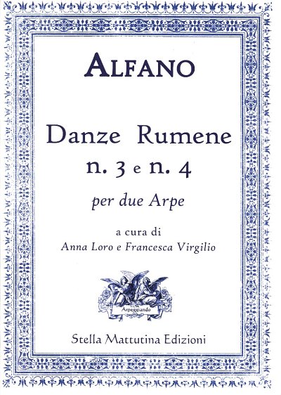 F. Alfano: Danze Rumene n. 3 e 4, 2Hrf (Sppa)