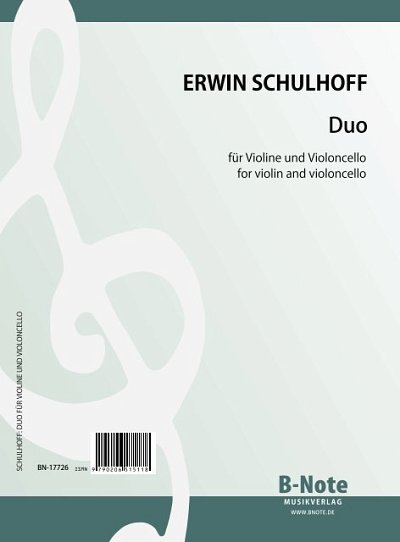 E. Schulhoff: Duo für Violine und Violoncello, VlVc (Pa+St)