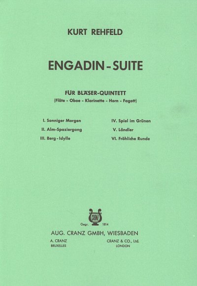 K. Rehfeld: Engadin-Suite , FlObKlHrFg (Pa+St)