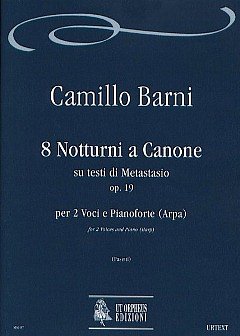 B. Camillo: 8 Notturni a Canone on texts by Metastasio op. 1