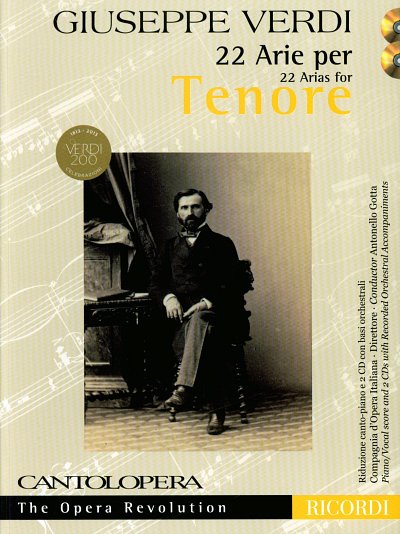 G. Verdi: Cantolopera: Verdi - 22 Arie per Tenore, GesTeKlav