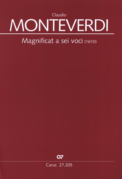 C. Monteverdi: Magnificat a sei voci g-Mol, SolGchBC (Part.)