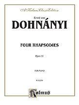 E.v. Dohnányi y otros.: Dohnányi: Four Rhapsodies, Op. 11