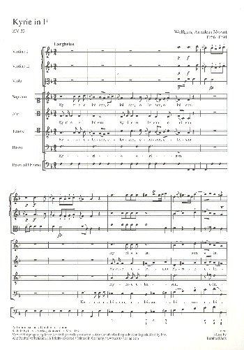 W.A. Mozart: Kyrie F-Dur Kv 33