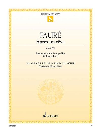 DL: G. Fauré: Après un rêve, KlarKlav