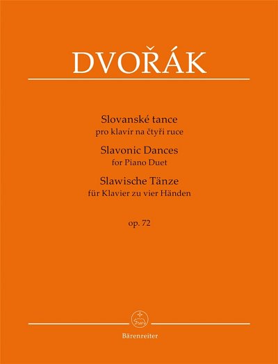 A. Dvo_ák: Slawische Tänze für Klavier zu vie, Klav4m (Sppa)