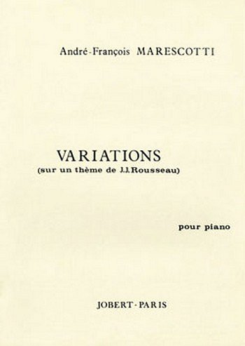 A. Marescotti: Variations, Klav