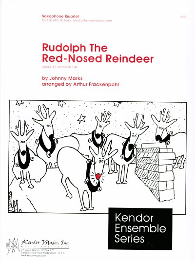 Rudolph Rednosed Reindeer, 4Sax (Pa+St)