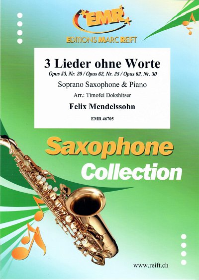 F. Mendelssohn Barth: 3 Lieder ohne Worte, SsaxKlav