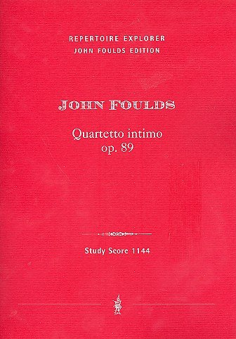J. Foulds: Quartetto intimo op. 89