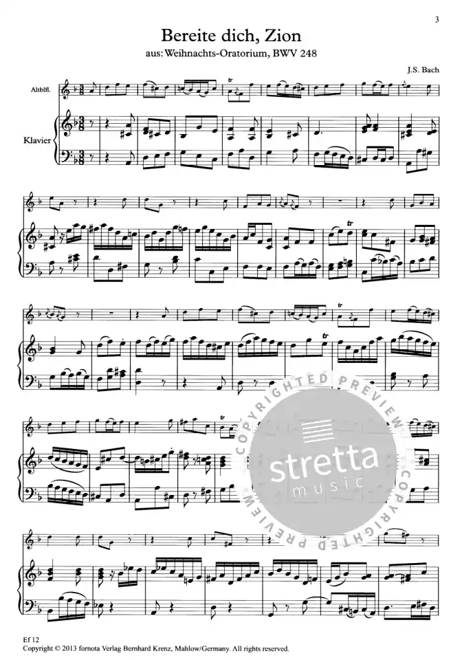 J. Krenz: Weihnachtsmusik für Flöte und, AblfKlav (KlavpaSt) (1)