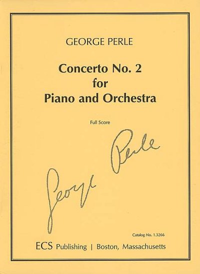 DL: G. Perle: Concerto No. 2, KlavOrch (Stp)