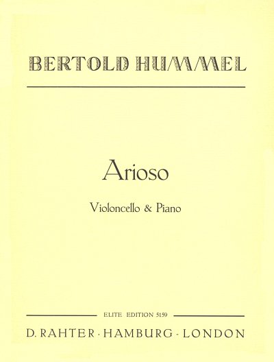 B. Hummel: Arioso , VcKlav