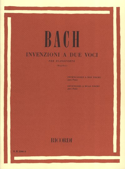 J.S. Bach: Invenzioni a due voci, Klav