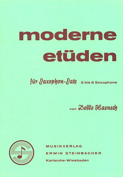 D. Hänsch: Moderne Etüden, 2-4Sax (2Sppa)