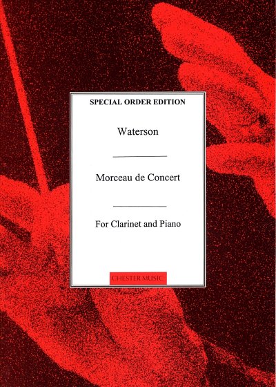 J. Waterson: Morceau De Concert For Clar, KlarKlv (KlavpaSt)