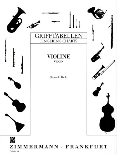 B. Bach: Grifftabellen Violinen, Viol (Grt)