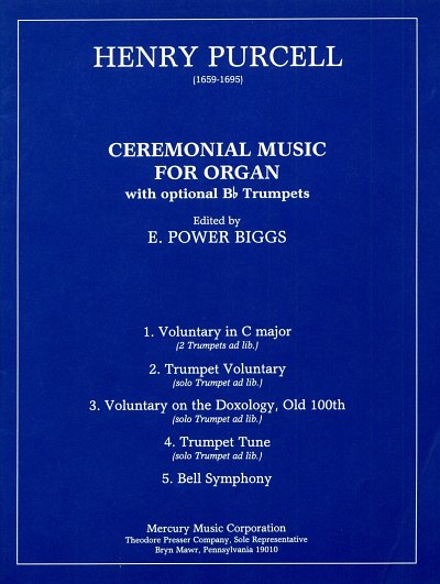 H. Purcell: Ceremonial Music for Organ With Optional Trumpet