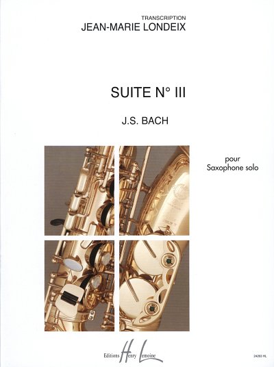J.S. Bach: Suite n°3, Sax